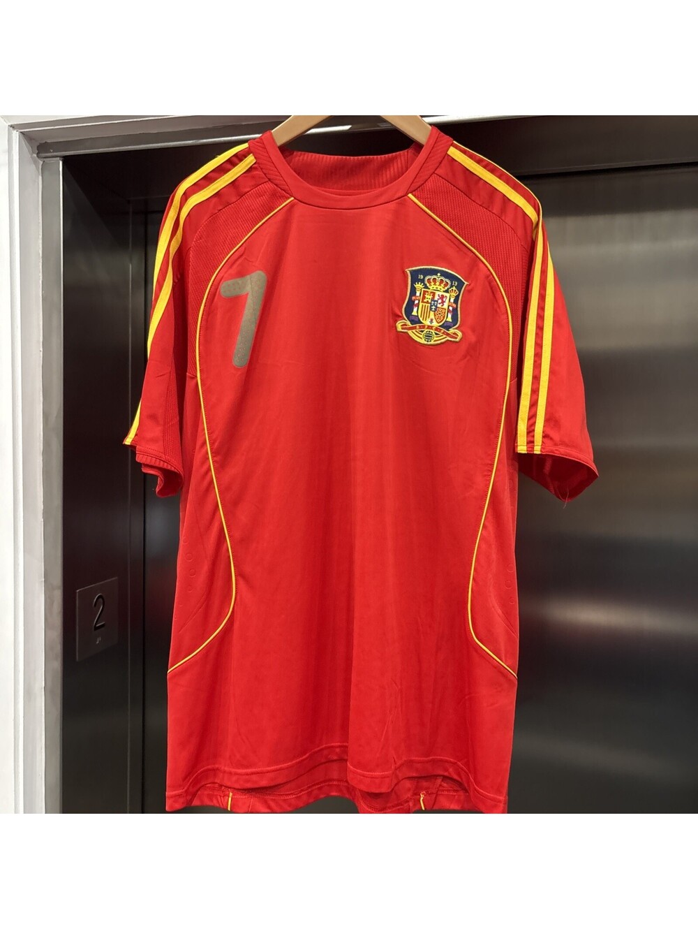 Vintage Spain David Villa Soccer Jersey Sz XXXL (Bootleg)